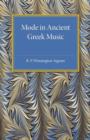 Mode in Ancient Greek Music - Book