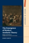 The Emergence of Modern Aesthetic Theory : Religion and Morality in Enlightenment Germany and Scotland - Book