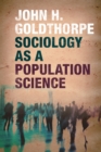 Sociology as a Population Science - Book