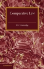 Comparative Law : An Introduction to the Comparative Method of Legal Study and Research - Book