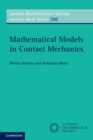 Mathematical Models in Contact Mechanics - Book