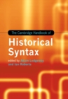 The Cambridge Handbook of Historical Syntax - Book