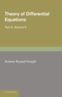Theory of Differential Equations : Ordinary Equations, Not Linear - Book