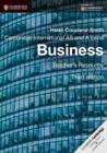 Cambridge International AS and A Level Business Teacher's Resource CD-ROM - Book
