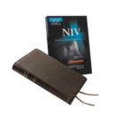 NIV Pitt Minion Reference Bible, Brown Goatskin Leather, Red-letter Text, NI446:XR - Book