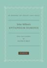 John Milton's Epitaphium Damonis - Book