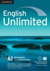English Unlimited Elementary Coursebook with e-Portfolio and Online Workbook Pack - Book