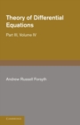 Theory of Differential Equations : Ordinary Linear Equations - Book