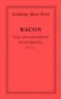 The Advancement of Learning: Book I - Book