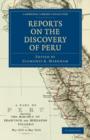 Reports on the Discovery of Peru - Book