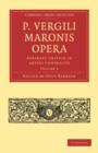 P. Vergili Maronis Opera 2 Volume Paperback Set - Book
