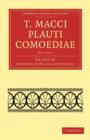 T. Macci Plauti Comoediae - Book