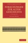 Forschungen zur Alten Geschichte 2 Volume Paperback Set - Book