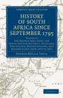 History of South Africa since September 1795 - Book