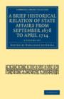 A Brief Historical Relation of State Affairs from September 1678 to April 1714 6 Volume Set - Book