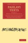 Pahlavi Texts - Book