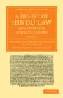 A Digest of Hindu Law, on Contracts and Successions : With a Commentary by Jagannatha Tercapanchanana - Book