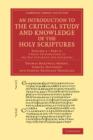 An Introduction to the Critical Study and Knowledge of the Holy Scriptures: Volume 2, A Brief Introduction to the Old Testament and Apocrypha, Part 2 - Book