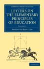 Letters on the Elementary Principles of Education: Volume 1 - Book