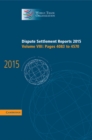 Dispute Settlement Reports 2015: Volume 8, Pages 4083–4570 - eBook