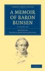A Memoir of Baron Bunsen 2 Volume Set - Book