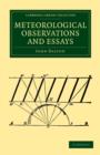 Meteorological Observations and Essays - Book