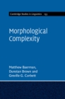 Morphological Complexity - eBook