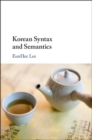 Korean Syntax and Semantics - eBook