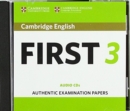 Cambridge English First 3 Audio CDs - Book