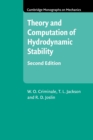 Theory and Computation in Hydrodynamic Stability - Book