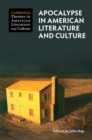 Apocalypse in American Literature and Culture - Book