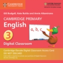 Cambridge Primary English Stage 3 Cambridge Elevate Digital Classroom Access Card (1 Year) - Book
