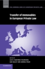 Transfer of Immovables in European Private Law - Book