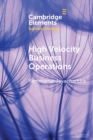 High Velocity Business Operations - Book