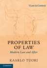 Properties of Law : Modern Law and After - Book