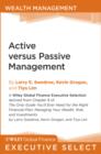 Active versus Passive Management - eBook