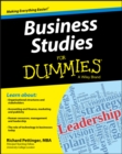 Business Studies For Dummies - Book