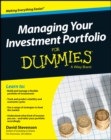 Managing Your Investment Portfolio For Dummies - UK - Book