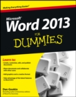 Word 2013 For Dummies - eBook