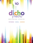Dicho y hecho : Beginning Spanish - Book