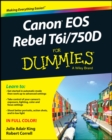 Canon EOS Rebel T6i / 750D For Dummies - Book