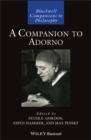A Companion to Adorno - Book