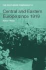 The Routledge Companion to Central and Eastern Europe since 1919 - eBook