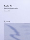 Reality TV : Factual Entertainment and Television Audiences - eBook