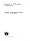 Methods in Philosophy of Education - eBook
