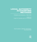 Local Authority Accounting Methods : Problems and Solutions, 1909-1934 - eBook