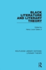 Black Literature and Literary Theory - eBook