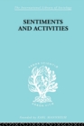 Sentiments and Activities - eBook