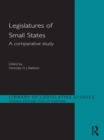 Legislatures of Small States : A Comparative Study - eBook