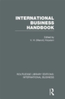 International Business Handbook (RLE International Business) - eBook